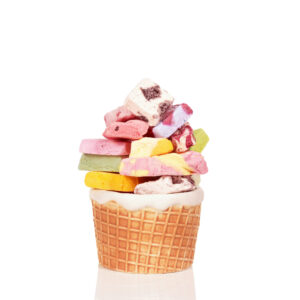 مخلوط بستنی خشک میوه ای