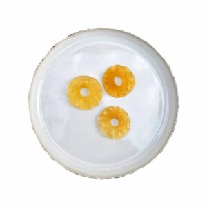 آناناس کمپوتی خشک حلقه ریز