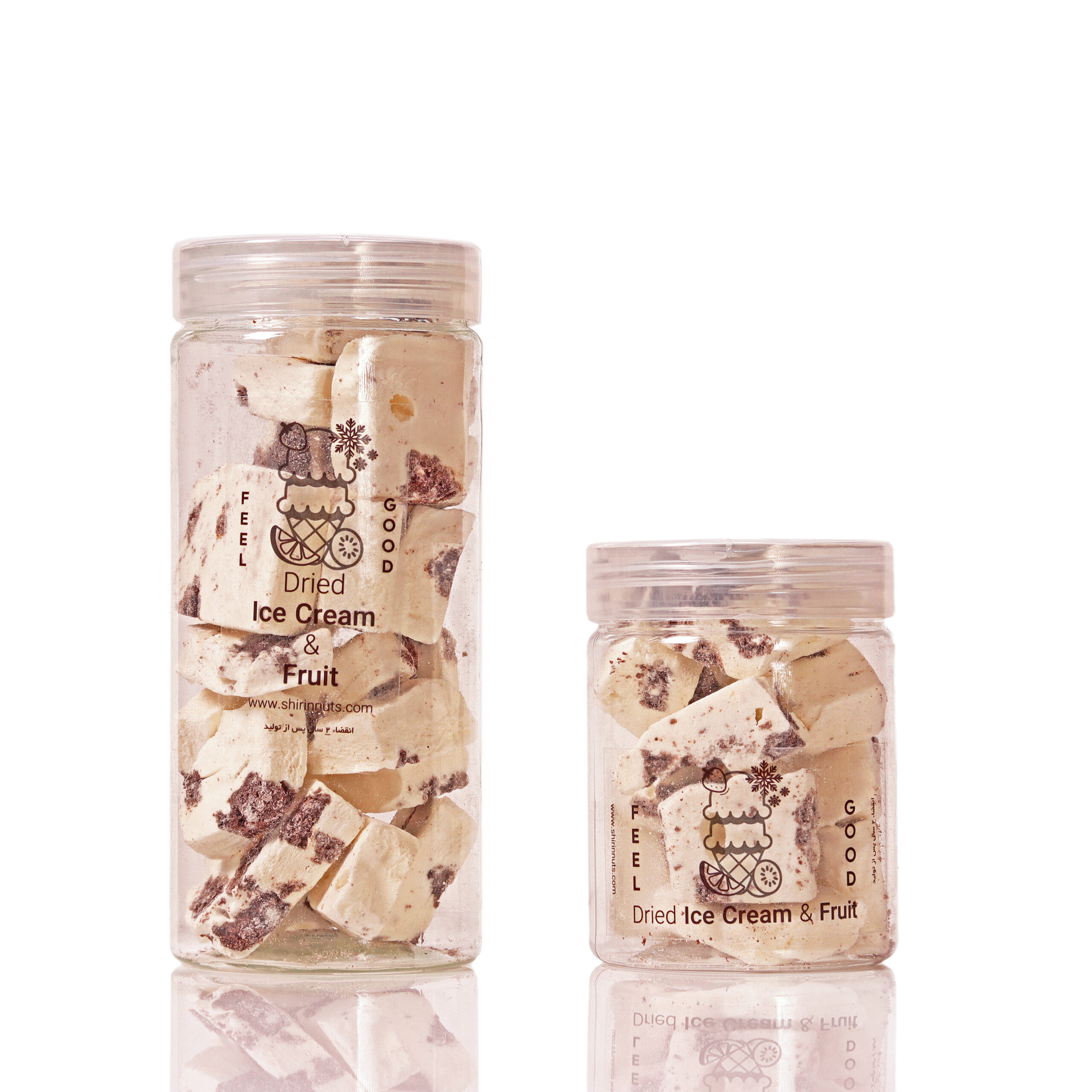 بستنی خشک وانیل کیک